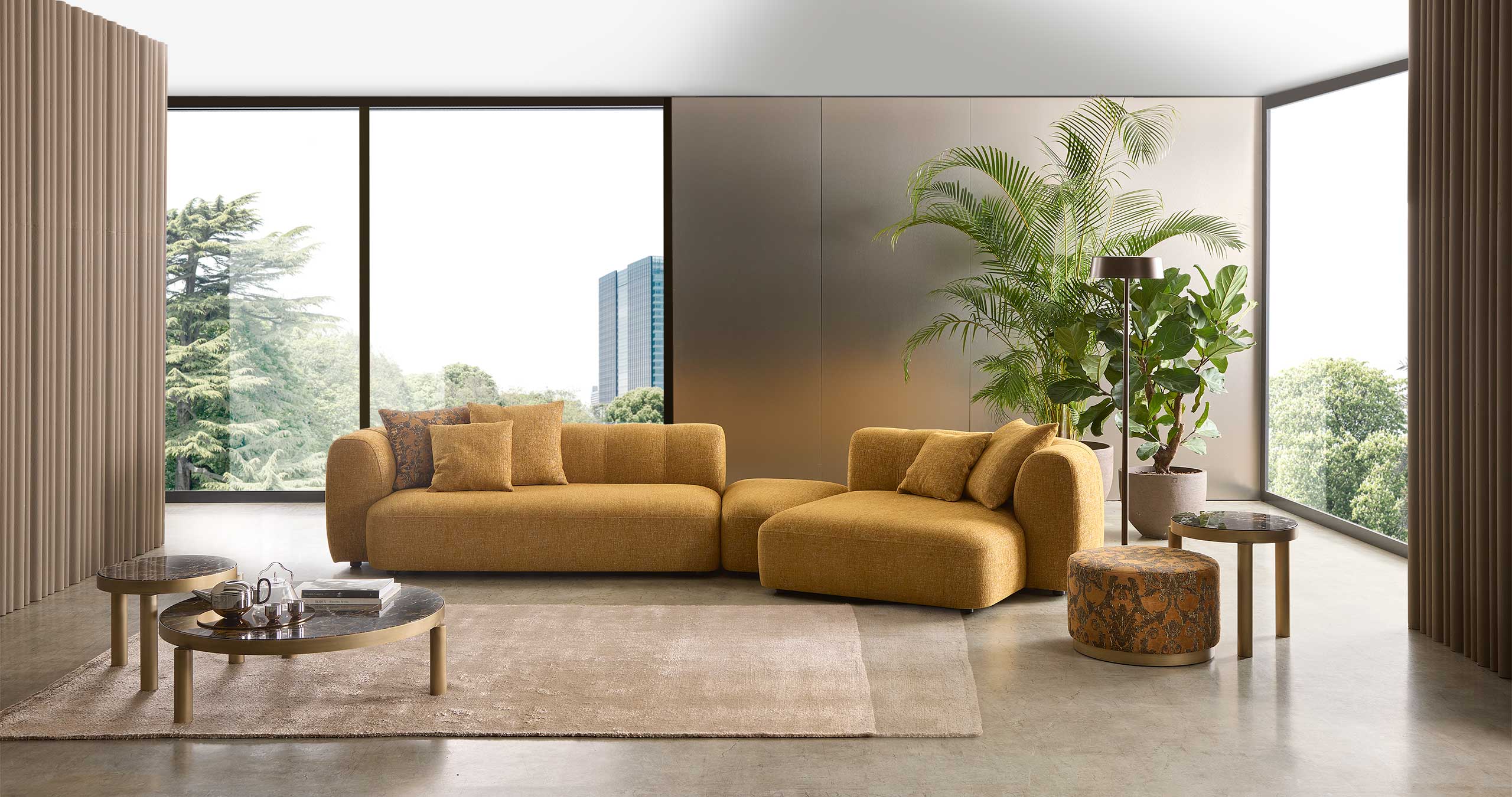Erba L Shaped Sofa - Image 2